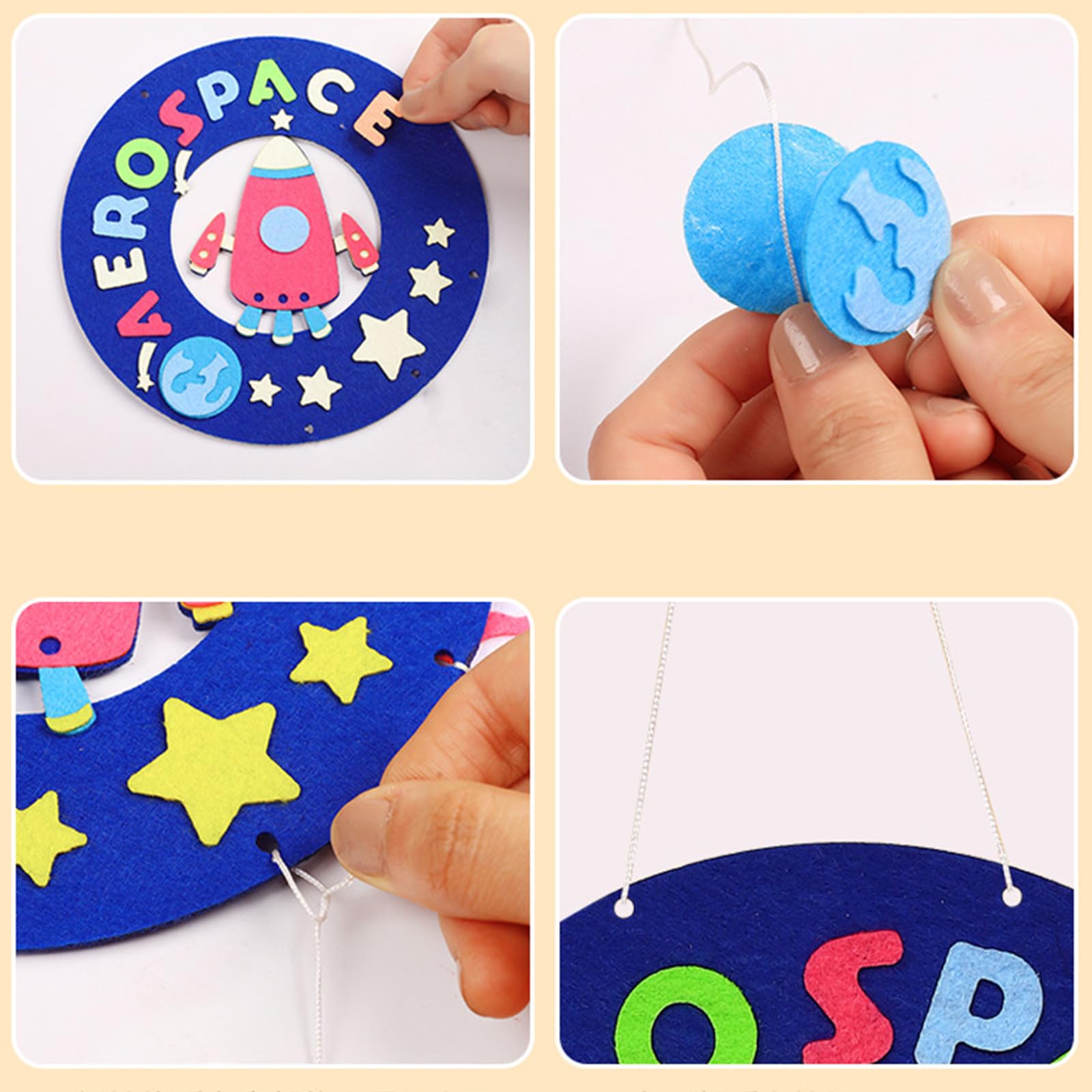 Amazon.co.jp: ドリームキャッチャー フェルト クラフト キット 子供用